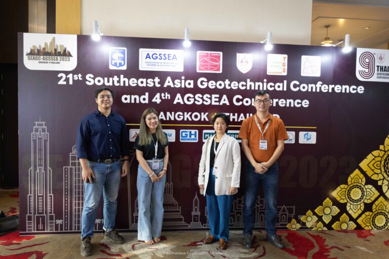 Geoharbour Construction เข้าร่วมงานประชุม 21st Southeast Asian Geotechnical Conference and 4th AGSSEA Conference